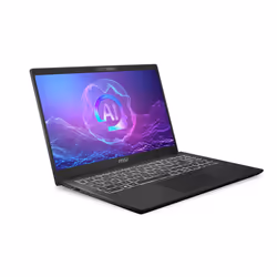 MSI Modern 15 H AI C2HMG-276IT Intel Core Ultra 9 285H Computer portatile 39,6 cm (15.6") Full HD 32 GB DDR5-SDRAM 1 TB SSD Wi-Fi 6E (802.11ax) Windows 11 Home Nero - Vista aggiuntiva 3