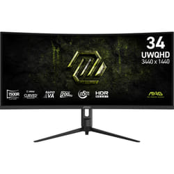 MSI MAG 342CQRF E20 Monitor PC 86,4 cm (34") 3440 x 1440 Pixel UltraWide Quad HD LCD Nero