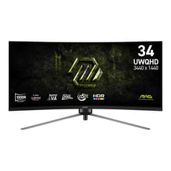 MSI MAG 345CQRF E20 Monitor PC 86,4 cm (34") 3440 x 1440 Pixel UltraWide Dual Quad HD Nero