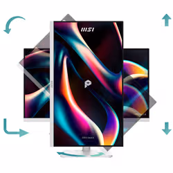 MSI PRO MAX 241PHW E14 Monitor PC 60,5 cm (23.8") 1920 x 1080 Pixel Full HD LCD Bianco - Vista aggiuntiva 4