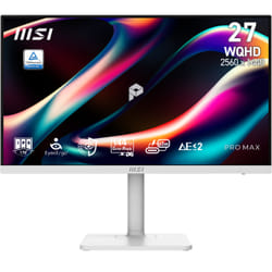 MSI PRO MAX 271QPHW E14 Monitor PC 68,6 cm (27") 2560 x 1440 Pixel Wide Quad HD LCD Bianco