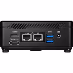 MSI Cubi 5 1M-496EU Intel Core 5 120U 16 GB DDR5-SDRAM 512 GB SSD Windows 11 Pro Mini PC Nero - Vista aggiuntiva 4