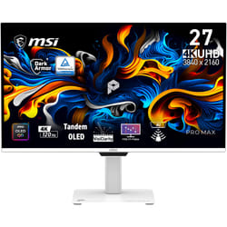 MSI Pro MAX 271UPXW12G Monitor PC 67,3 cm (26.5") 3840 x 2160 Pixel UltraWide Full HD QD-OLED Bianco