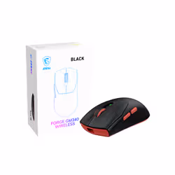 MSI Forge Gm340 Wireless Black mouse Gaming Ambidestro RF senza fili + Bluetooth Ottico 12000 DPI - Vista aggiuntiva 2
