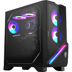 MSI MPG Infinite X3 AI 2NVR7-881EU Intel Core Ultra 7 265K 32 GB DDR5-SDRAM 1 TB SSD NVIDIA GeForce RTX 5070 Ti Windows 11 Home Desktop PC Nero