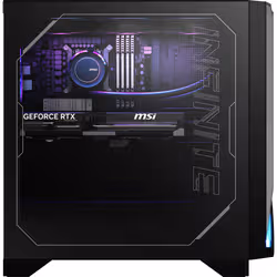 MSI MPG Infinite X3 AI 2NVR7-881EU Intel Core Ultra 7 265K 32 GB DDR5-SDRAM 1 TB SSD NVIDIA GeForce RTX 5070 Ti Windows 11 Home Desktop PC Nero - Vista aggiuntiva 2