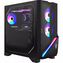 MSI MPG Infinite X3 AI 2NVR7-881EU Intel Core Ultra 7 265K 32 GB DDR5-SDRAM 1 TB SSD NVIDIA GeForce RTX 5070 Ti Windows 11 Home Desktop PC Nero - Vista aggiuntiva 3