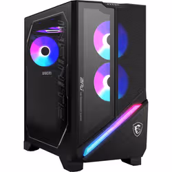MSI MPG Infinite X3 AI 2NVR7-881EU Intel Core Ultra 7 265K 32 GB DDR5-SDRAM 1 TB SSD NVIDIA GeForce RTX 5070 Ti Windows 11 Home Desktop PC Nero - Vista aggiuntiva 5