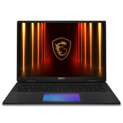 MSI Titan 18 HX A2WJ-1079IT Intel Core Ultra 9 290HX Plus Computer portatile 45,7 cm (18") UHD+ 64 GB DDR5-SDRAM 2 TB SSD NVIDIA GeForce RTX 5090 Wi-Fi 7 (802.11be) Windows 11 Home Nero