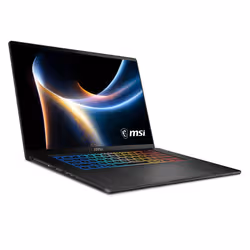 MSI Stealth 16 AI+ B3WI-037IT Copilot+ PC Intel Core Ultra 9 386H Computer portatile 40,6 cm (16") Quad HD+ 32 GB DDR5-SDRAM 1 TB SSD NVIDIA GeForce RTX 5080 Laptop GPU Wi-Fi 7 (802.11be) Windows 11 Home Nero - Vista aggiuntiva 3