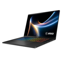 MSI Stealth 16 AI+ B3WH-038IT Copilot+ PC Intel Core Ultra 9 386H Computer portatile 40,6 cm (16") Quad HD+ 32 GB DDR5-SDRAM 2 TB SSD NVIDIA GeForce RTX 5070 Ti Laptop GPU Wi-Fi 7 (802.11be) Windows 11 Home Nero