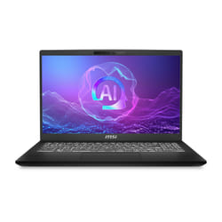 MSI Modern 15 H AI C2HMG-285IT Intel Core Ultra 9 285H Computer portatile 39,6 cm (15.6") Full HD 32 GB DDR5-SDRAM 1 TB SSD Wi-Fi 6E (802.11ax) Windows 11 Home Nero