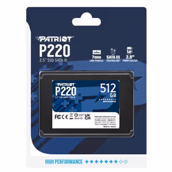 Patriot Memory P220 512 GB 2.5" Serial ATA III - Vista aggiuntiva 5