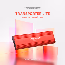 Patriot Memory Transporter Lite 2 TB USB tipo-C 3.2 Gen 2 (3.1 Gen 2) Rosso - Vista aggiuntiva 5