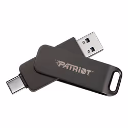Patriot Memory Rage R550 unità flash USB 64 GB USB Type-A / USB Type-C 3.2 Gen 1 (3.1 Gen 1) Nero - Vista aggiuntiva 2