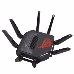 ASUS ROG Rapture GT-BE98 router wireless 10 Gigabit Ethernet Quad-band (2.4 GHz / 5 GHz-1 / 5 GHz-2 / 6 GHz) Nero - Vista aggiuntiva 5