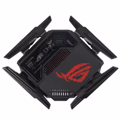 ASUS ROG Rapture GT-BE98 router wireless 10 Gigabit Ethernet Quad-band (2.4 GHz / 5 GHz-1 / 5 GHz-2 / 6 GHz) Nero - Vista aggiuntiva 8