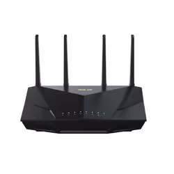 ASUS RT-AX5400, Wi-Fi 6 (802.11ax), Dual-band (2.4 GHz/5 GHz), Collegamento ethernet LAN, Nero, Router da tavolo