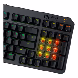 ASUS TUF Gaming K3 Gen II tastiera USB QWERTY Francese Nero - Vista aggiuntiva 8