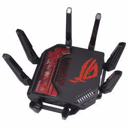 ASUS ROG Rapture GT-BE19000 router wireless Multi-Gigabit Ethernet Tri-band (2,4 GHz/5 GHz/6 GHz) Nero, Rosso - Vista aggiuntiva 6