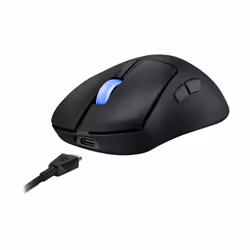 ASUS ROG Keris II Ace Wireless AimPoint Black mouse Gaming Mano destra RF Wireless + Bluetooth + USB Type-A Ottico 42000 DPI - Vista aggiuntiva 7