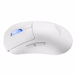 ASUS ROG Keris II Ace Wireless AimPoint White mouse Gaming Mano destra RF Wireless + Bluetooth + USB Type-A Ottico 42000 DPI - Vista aggiuntiva 4