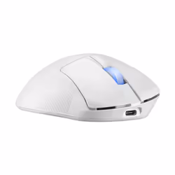 ASUS ROG Keris II Ace Wireless AimPoint White mouse Gaming Mano destra RF Wireless + Bluetooth + USB Type-A Ottico 42000 DPI - Vista aggiuntiva 6