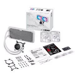 ASUS ROG Strix LC III 240 ARGB White Edition Processore Kit di raffreddamento a liquido 12 cm Bianco - Vista aggiuntiva 8
