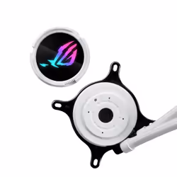 ASUS ROG Strix LC III 360 ARGB White Edition Processore Kit di raffreddamento a liquido 12 cm Bianco - Vista aggiuntiva 8