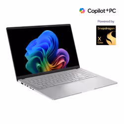 ASUS Vivobook S 15 S5507QA-MA006W Qualcomm Snapdragon X1E-78-100 Computer portatile 39,6 cm (15.6") 3K 16 GB LPDDR5x-SDRAM 1 TB SSD Wi-Fi 7 (802.11be) Windows 11 Home Argento