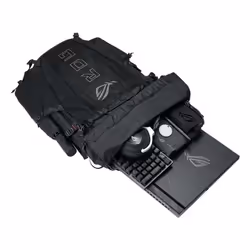 ASUS ROG Archer ErgoAir zaino Zaino da gioco Nero EVA (Acetato del vinile dell'etilene), Lycra, Nylon