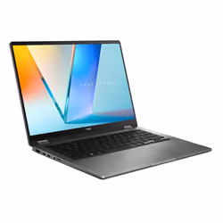 ASUS Vivobook 14 Flip TP3407SA-QL064W Intel Core Ultra 7 258V 14" Touch 32 GB 1 TB SSD Win11 Home Grigio - Vista aggiuntiva 4
