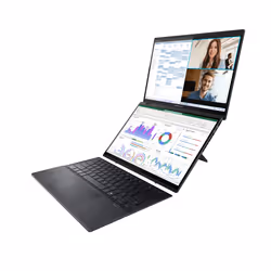 ASUS Zenbook Duo UX8406CA-PZ152W Intel Core Ultra 9 285H 14" Touch WQXGA+ 32GB 1TB SSD Win11 Home Grigio
