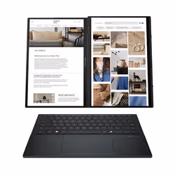 ASUS Zenbook Duo UX8406CA-PZ152W Intel Core Ultra 9 285H 14" Touch WQXGA+ 32 GB 1 TB SSD Win11 Home Grigio - Vista aggiuntiva 5