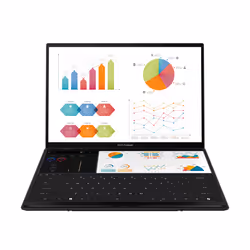 ASUS Zenbook Duo UX8406CA-PZ152W Intel Core Ultra 9 285H 14" Touch WQXGA+ 32 GB 1 TB SSD Win11 Home Grigio - Vista aggiuntiva 6