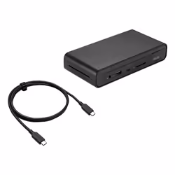 ASUS Triple Display USB-C Dock Duo DC301 Cablato Nero - Vista aggiuntiva 5