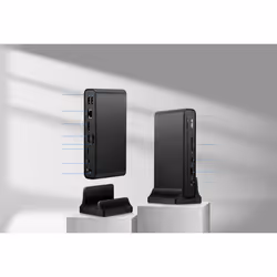 ASUS Triple Display USB-C Dock Duo DC301 Cablato Nero - Vista aggiuntiva 7