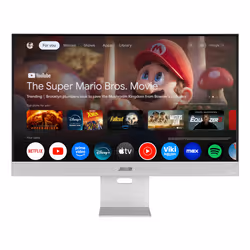 ASUS ZenScreen MS32UC, 80 cm (31.5"), 3840 x 2160 Pixel, 4K Ultra HD, LED, 5 ms, Grigio, Bianco