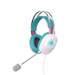 ASUS TUF Gaming H1 Gen II Hatsune Miku Edition Auricolare Cablato Portatile USB tipo A Rosa, Turchese, Bianco - Vista aggiuntiva 3