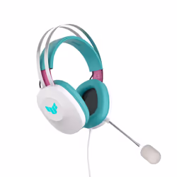 ASUS TUF Gaming H1 Gen II Hatsune Miku Edition Auricolare Cablato Portatile USB tipo A Rosa, Turchese, Bianco - Vista aggiuntiva 7