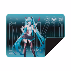 ASUS TUF Gaming P1 Hatsune Miku Edition Tappetino per mouse per gioco da computer Turchese - Vista aggiuntiva 5