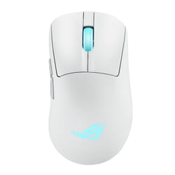 ASUS ROG Keris II Origin WHT mouse Gaming Mano destra RF Wireless + Bluetooth + USB Type-A Ottico 42000 DPI