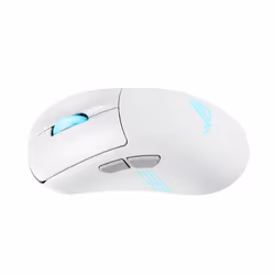 ASUS ROG Keris II Origin WHT mouse Gaming Mano destra RF Wireless + Bluetooth + USB Type-A Ottico 42000 DPI - Vista aggiuntiva 4