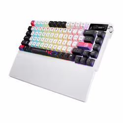 ASUS ROG Azoth X tastiera Gaming USB + RF Wireless + Bluetooth Svizzere Nero, Bianco - Vista aggiuntiva 3