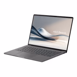 ASUS Zenbook A14 UX3407QA-QD412W Qualcomm Snapdragon X1-26-100 Computer portatile 35,6 cm (14") WUXGA 32 GB LPDDR5x-SDRAM 512 GB SSD Wi-Fi 6E (802.11ax) Windows 11 Home Grigio - Vista aggiuntiva 4