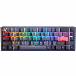 Ducky One 3 SF, Cablato, USB, Interruttore a chiave meccanica, QWERTY, LED RGB, Blu