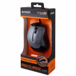 A4Tech N-500F mouse Ufficio Mano destra USB tipo A V-Track 1600 DPI