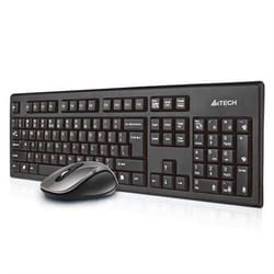 A4Tech 7100N desktop tastiera Mouse incluso Gaming RF Wireless QWERTY Inglese Nero