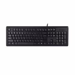 A4Tech KR-92, Full-size (100%), Cablato, USB, QWERTY, Nero
