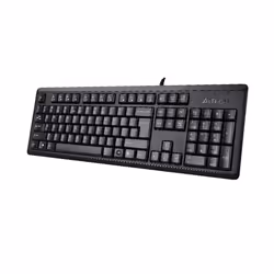 A4Tech KR-92 tastiera Universale USB QWERTY Inglese Nero